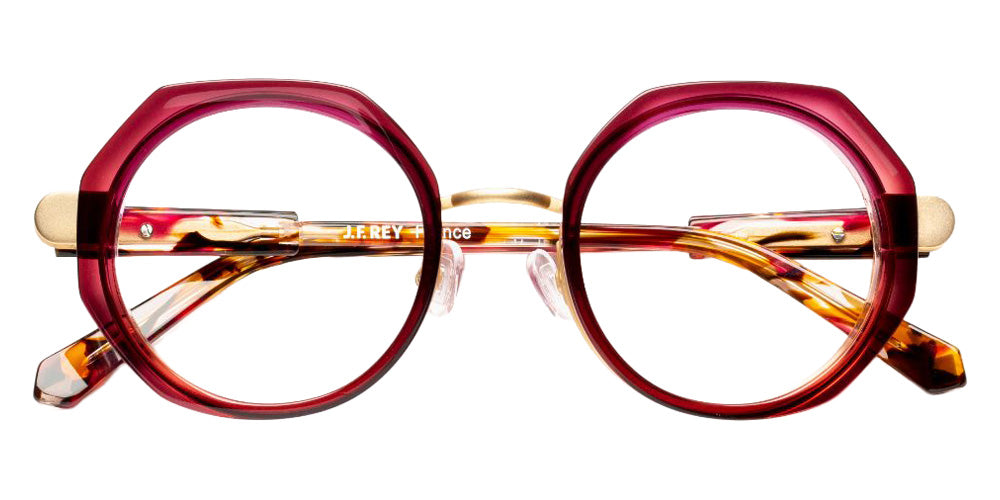J.F. Rey® JF3118 JFR JF3118 7055 47 Eyeglasses - Gradient Purple/Gold Matte/Tortoiseshell