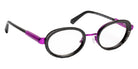 J.F. Rey® JF3121 JFR JF3121 0882 50 Eyeglasses - Bla Glitter/Purple