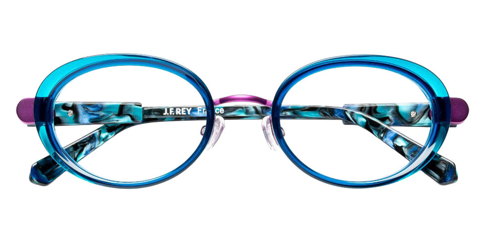 J.F. Rey® JF3121 JFR JF3121 2670 50 Eyeglasses - Turquoise/Purple/Blue Tortoiseshell