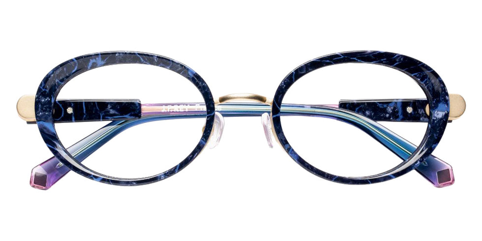 J.F. Rey® JF3121 JFR JF3121 2955 50 Eyeglasses - Marble Blue/Satin Gold