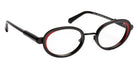 J.F. Rey® JF3121 JFR JF3121 3608 50 Eyeglasses - Black/Red