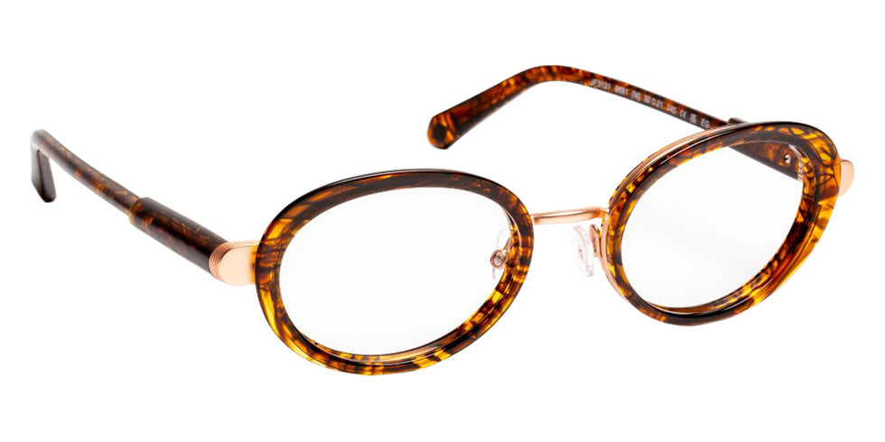 J.F. Rey® JF3121 JFR JF3121 9881 50 Eyeglasses - Safari Brown/Rose Gold