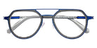 J.F. Rey® JF3122 JFR JF3122 2808 54 Eyeglasses - Bla Pixel Pattern/Blue