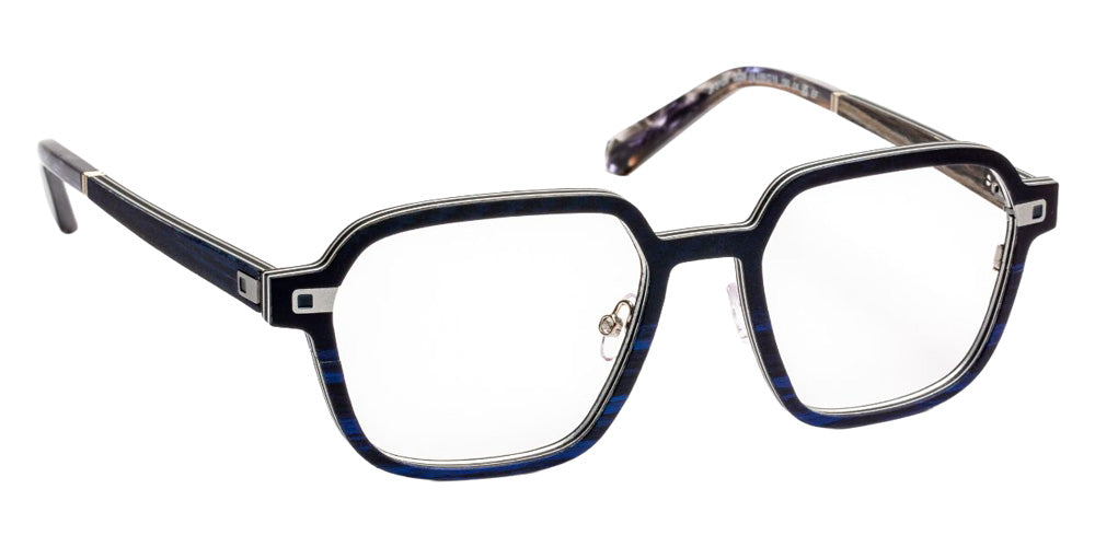 J.F. Rey® JF3128 JFR JF3128 0028 55 Eyeglasses - Blue/Aluminium
