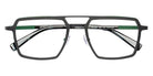 J.F. Rey® JF3131 JFR JF3131 0844 54 Eyeglasses - Black/Green
