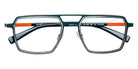 J.F. Rey® JF3131 JFR JF3131 4460 54 Eyeglasses - Pea Blue/Ruthenium/Orange