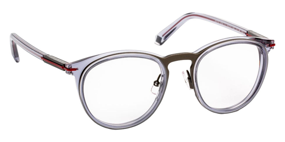 J.F. Rey® JF3132 JFR JF3132 0230 51 Eyeglasses - Gray/Matte Gunmetal/Red