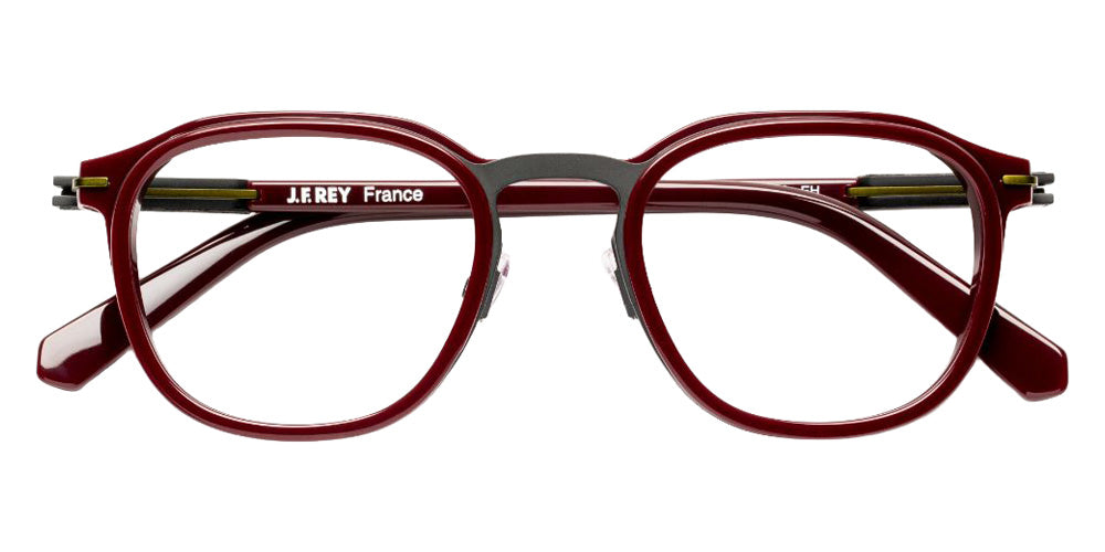 J.F. Rey® JF3133 JFR JF3133 0038 49 Eyeglasses - Burgundy/Black/Khaki