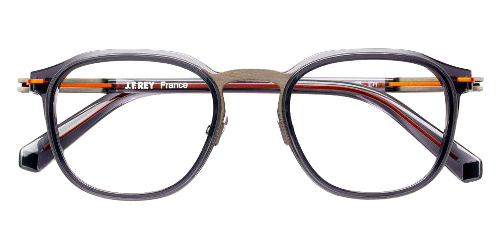 J.F. Rey® JF3133 JFR JF3133 0260 49 Eyeglasses - Gray/Ruthenium/Orange