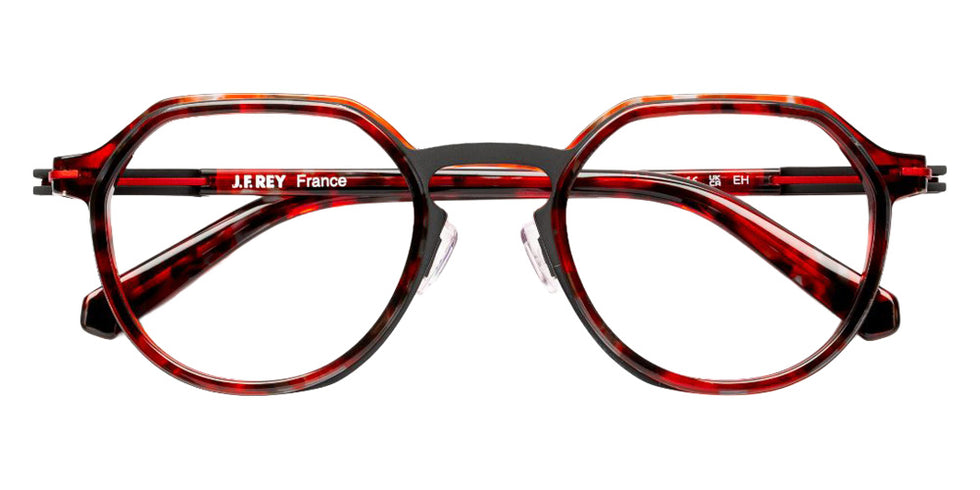 J.F. Rey® JF3134 JFR JF3134 0030 52 Eyeglasses - Red Tortoiseshell/Black/Red