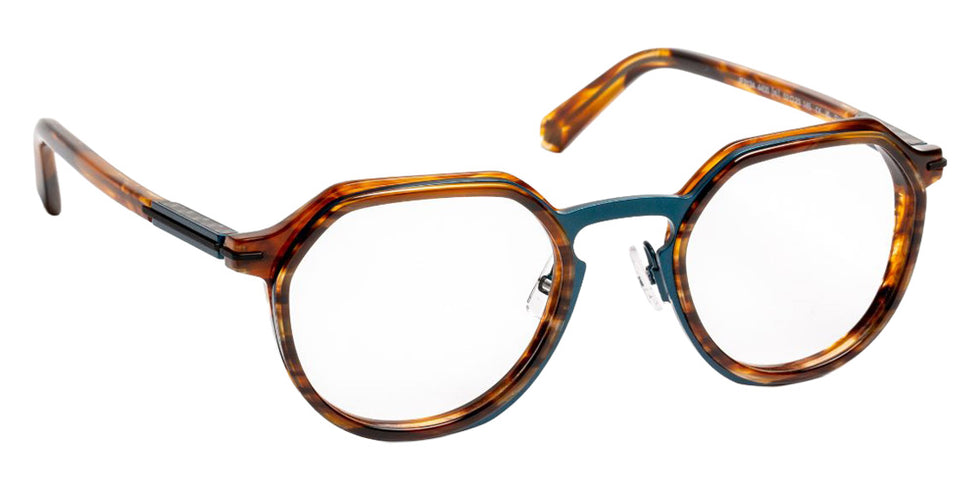 J.F. Rey® JF3134 JFR JF3134 4400 52 Eyeglasses - Tortoiseshell/Blue Peacock/Black