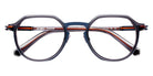 J.F. Rey® JF3134 JFR JF3134 5860 52 Eyeglasses - Gray/Blue Peacock/Orange
