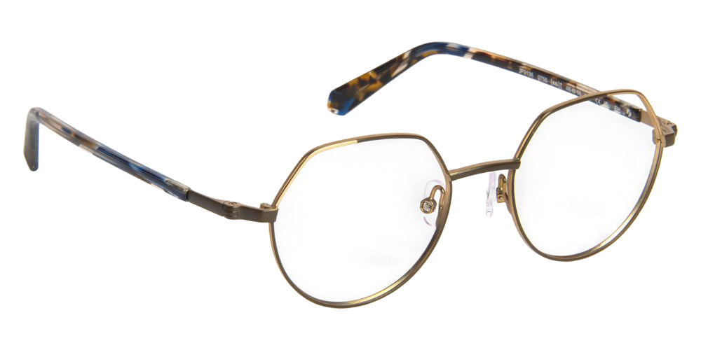 J.F. Rey® JF3136 Geometric Eyeglasses - Brown/Satin Gold