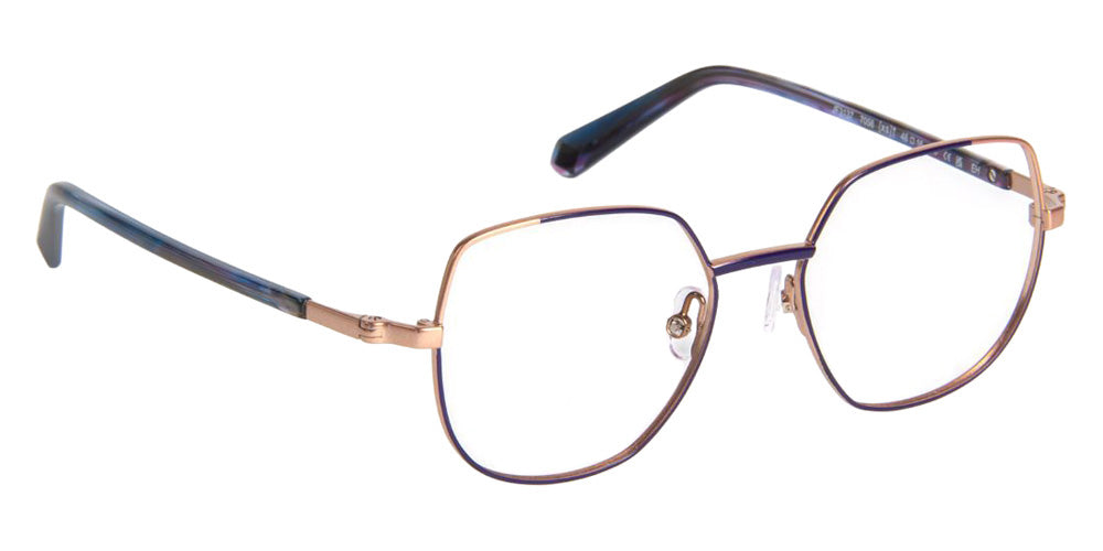 J.F. Rey® JF3137 Geometric Eyeglasses - Viole/Rose Gold