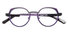 J.F. Rey® JF3139 Round Eyeglasses - Plum/Blue Night