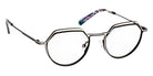 J.F. Rey® JF3145 Geometric Eyeglasses - Black/White