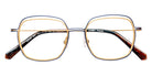 J.F. Rey® JF3146 Square Eyeglasses - Gold/Blue