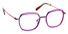 J.F. Rey® JF3146 Square Eyeglasses - Pink/Blue