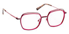 J.F. Rey® JF3146 Square Eyeglasses - Pink Fuchsia/Black