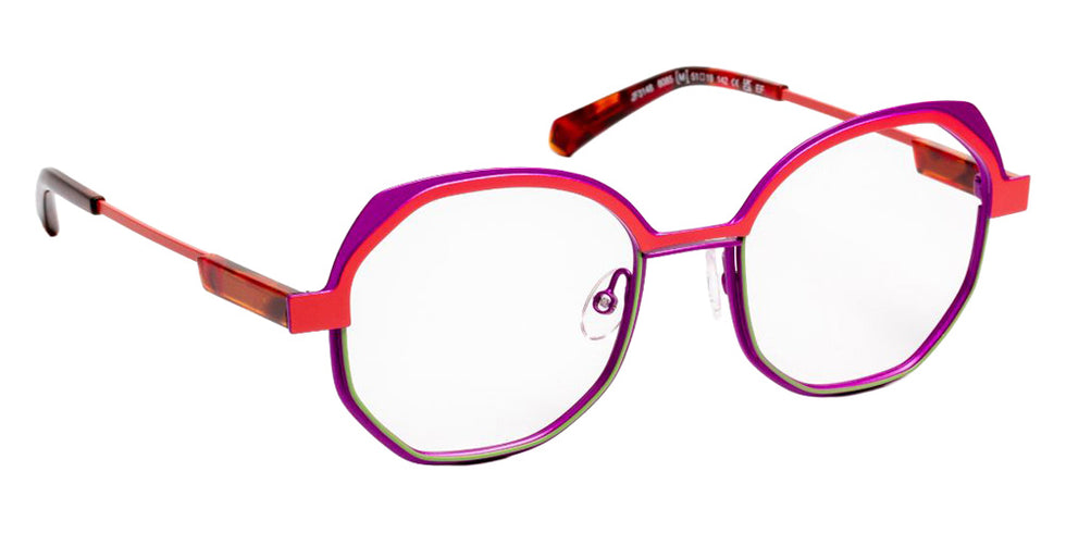 J.F. Rey® JF3148 JFR JF3148 8085 51 Eyeglasses - Plum/Green