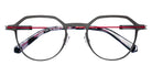 J.F. Rey® JF3150 JFR JF3150 0230 52 Eyeglasses - Ruthenium/Red