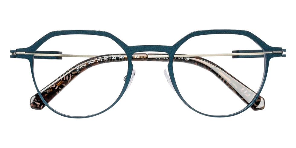 J.F. Rey® JF3150 JFR JF3150 4401 52 Eyeglasses - Pea Blue/Silver