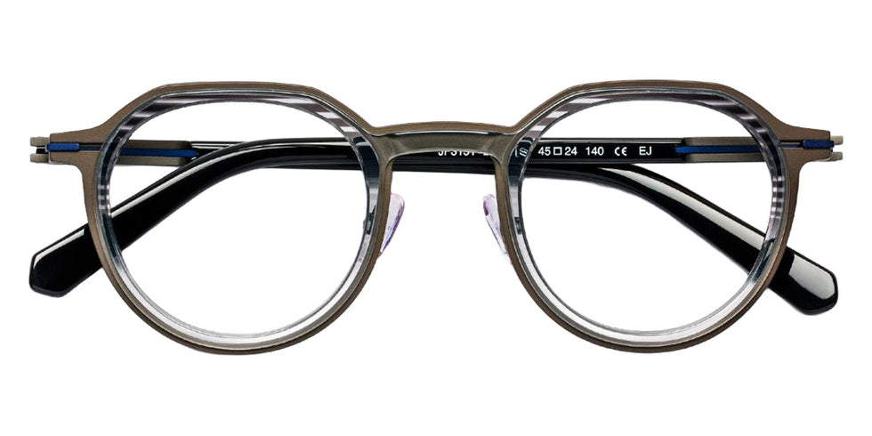 J.F. Rey® JF3151 JFR JF3151 2802 45 Eyeglasses - Gray Gradient With Stripes/Blue