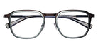 J.F. Rey® JF3152 JFR JF3152 9802 53 Eyeglasses - Brown/Brushed Ruthenium