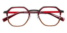 J.F. Rey® JF3153 JFR JF3153 3800 49 Eyeglasses - Burgundy/Brown/Black
