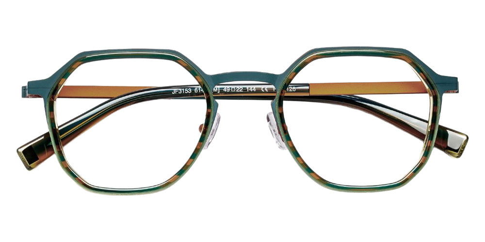 J.F. Rey® JF3153 JFR JF3153 6144 49 Eyeglasses - Orange-Green Streaks/Blue