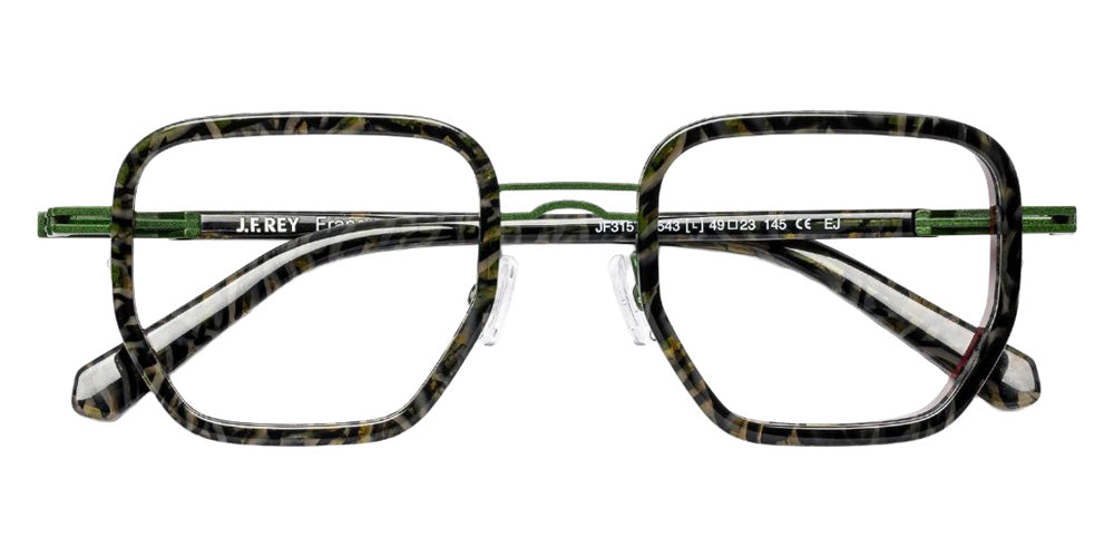 J.F. Rey® JF3157 JFR JF3157 0543 49 Eyeglasses - Grayish Black/Khaki