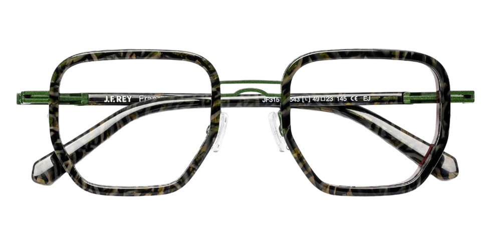 J.F. Rey® JF3157 JFR JF3157 0543 49 Eyeglasses - Grayish Black/Khaki