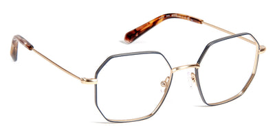 J.F. Rey® Adele JFR Adele 2051 49 - 2051 Blue/Satin Gold Eyeglasses