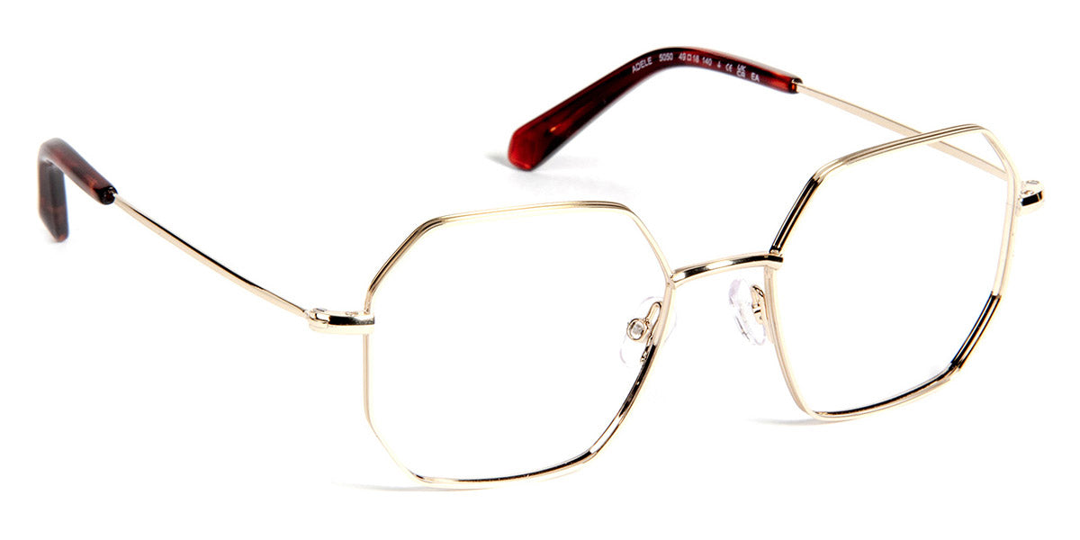 J.F. Rey® Adele JFR Adele 5050 49 - 5050 Shiny Light Gold Eyeglasses