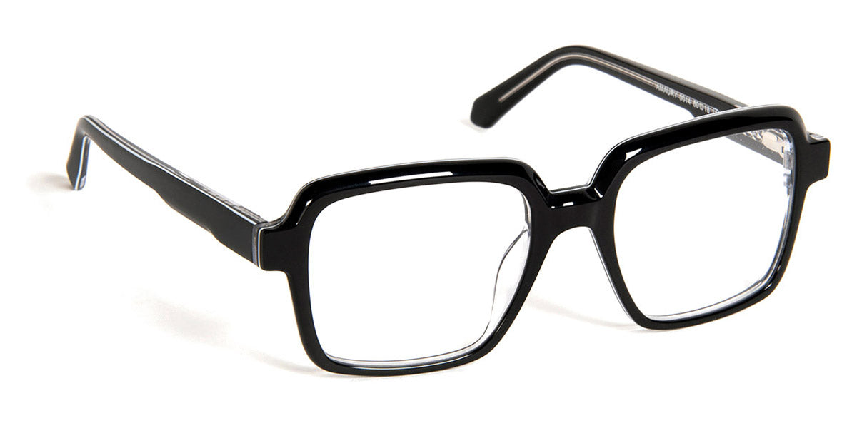 J.F. Rey® Amaury JFR Amaury 0014 50 - 0014 Black/White/Crystal Eyeglasses