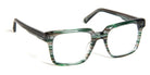 J.F. Rey® Axel JFR Axel 9143 50 - 9143 Stripes Brown/Green Eyeglasses