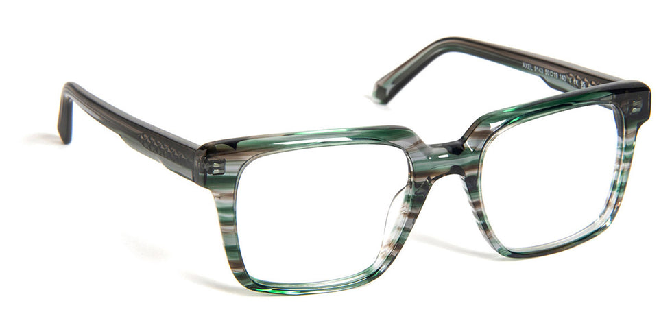 J.F. Rey® Axel JFR Axel 9143 50 - 9143 Stripes Brown/Green Eyeglasses