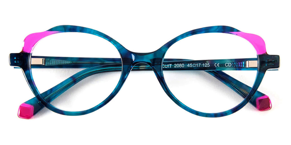 J.F. Rey® Biscuit JFR Biscuit 2080 45 - 2080 Blue Lace/Fuchsia Eyeglasses
