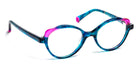 J.F. Rey® Biscuit JFR Biscuit 2080 45 - 2080 Blue Lace/Fuchsia Eyeglasses