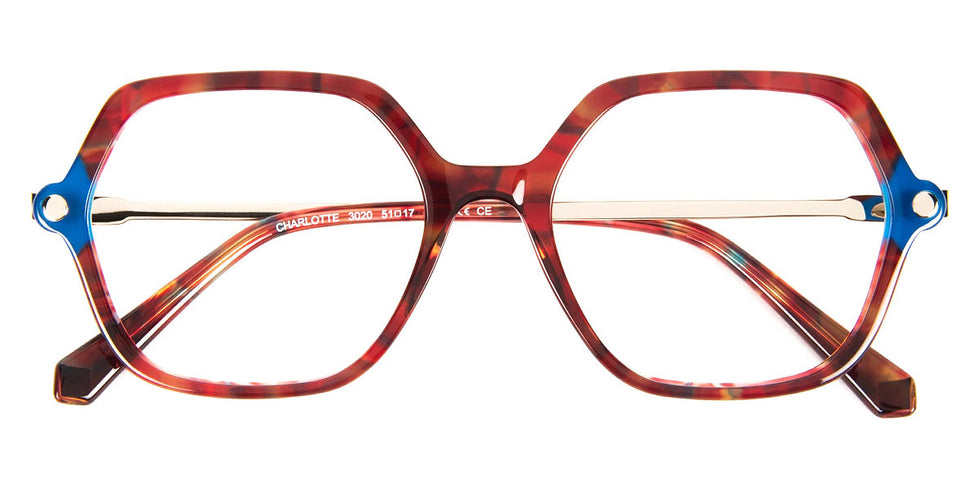 J.F. Rey® Charlotte Kids JFR Charlotte Kids 3020 51 - 3020 Red/Blue Eyeglasses