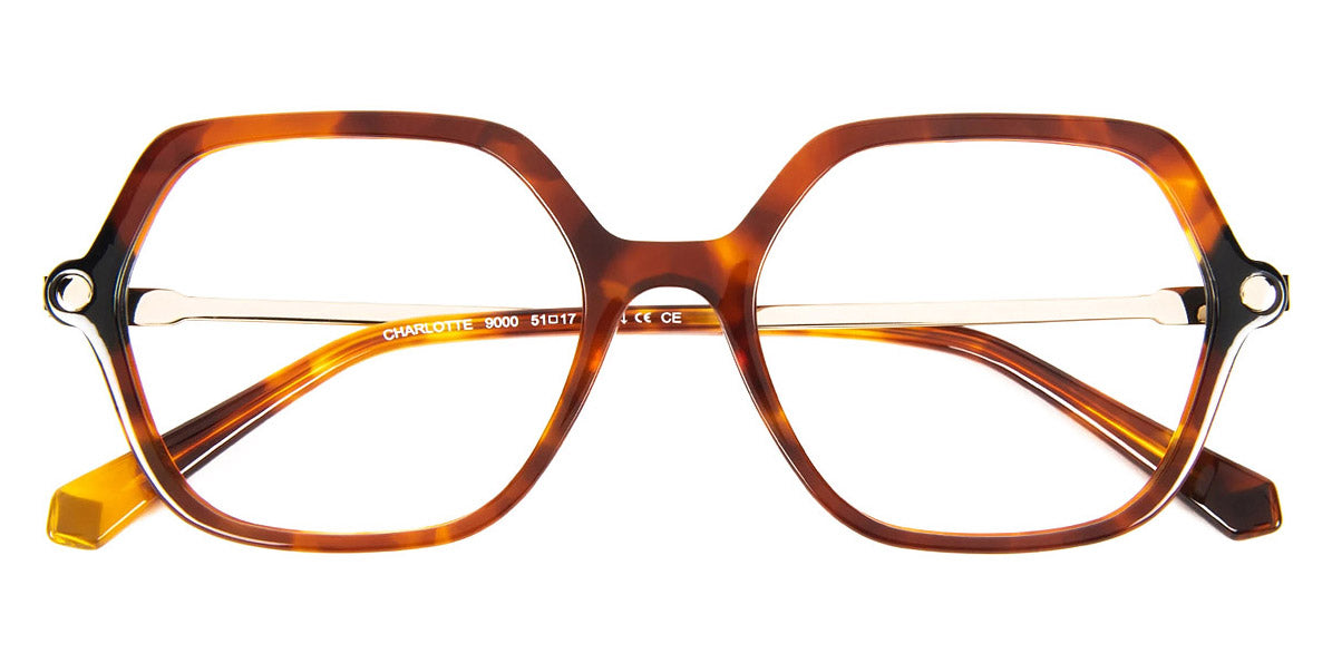 J.F. Rey® Charlotte Kids JFR Charlotte Kids 9000 51 - 9000 Demi/Black Eyeglasses