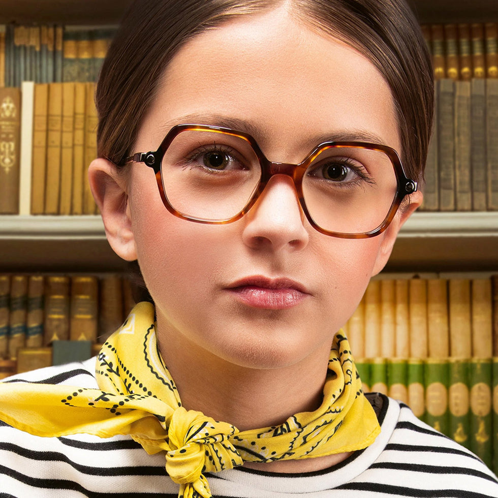 J.F. Rey® Charlotte Kids JFR Charlotte Kids 9000 51 - 9000 Demi/Black Eyeglasses