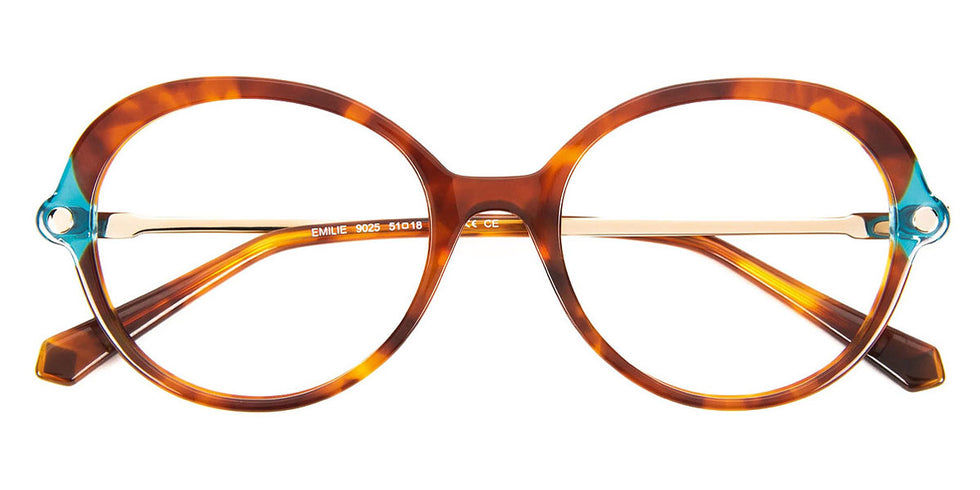 J.F. Rey® Emilie Kids JFR Emilie Kids 9025 51 - 9025 Demi/Turquoise Eyeglasses