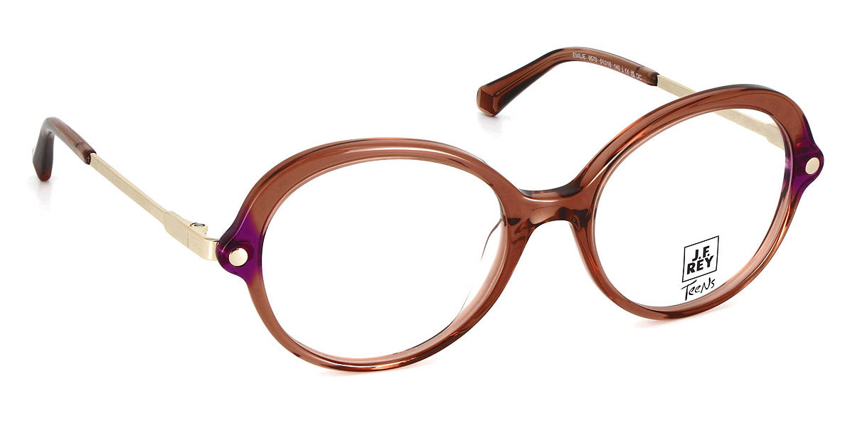J.F. Rey® Emilie Kids JFR Emilie Kids 9570 51 - 9570 Brown/Purple Eyeglasses