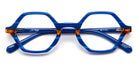 J.F. Rey® Flash JFR Flash 2960 43 - 2960 Blue/Orange Line Eyeglasses