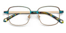 J.F. Rey® Funky JFR Funky 2550 46 - 2550 Turquoise/Gold/Orange Eyeglasses