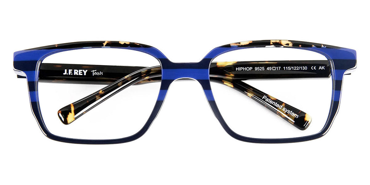 J.F. Rey® Hiphop JFR Hiphop 9525 49 - 9525 Demi/Stripes Blue Eyeglasses