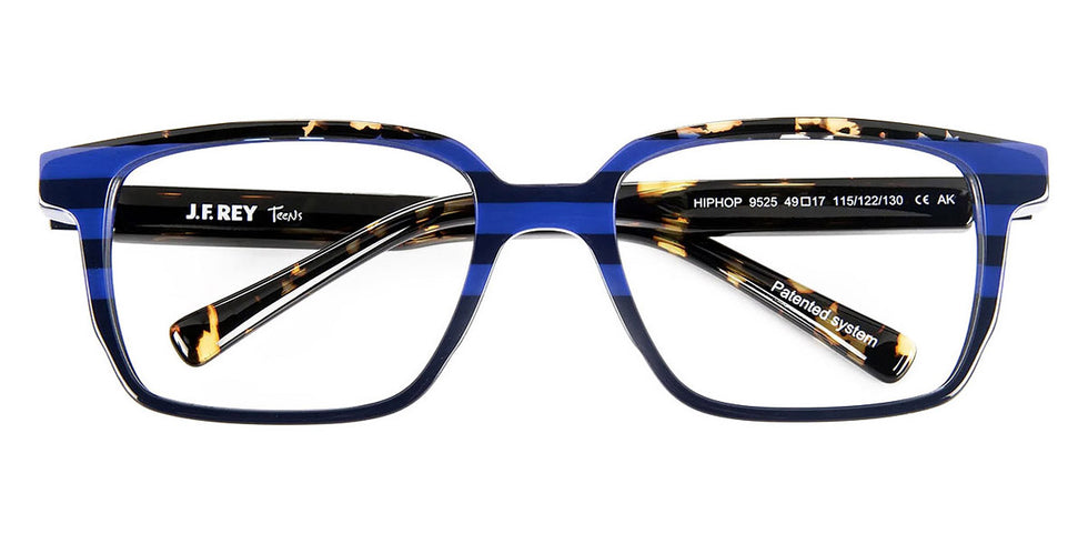 J.F. Rey® Hiphop JFR Hiphop 9525 49 - 9525 Demi/Stripes Blue Eyeglasses