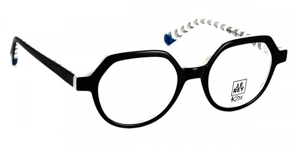 J.F. Rey® Jeannot JFR Jeannot 0010 44 - 0010 Black/White Eyeglasses