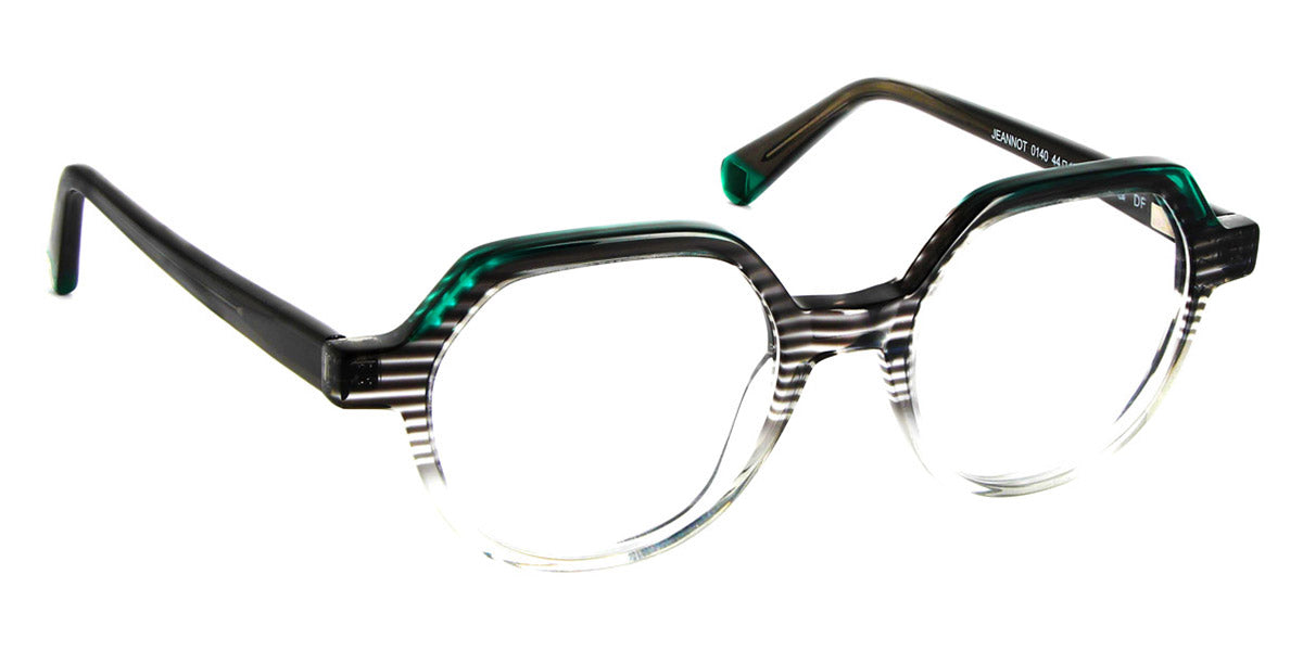 J.F. Rey® Jeannot JFR Jeannot 0140 44 - 0140 Stripes Gray/Green Eyeglasses
